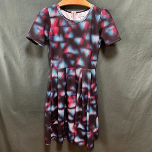 LuLaRoe Dress - Black w/RWB - Size S